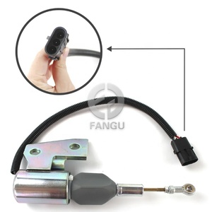 Электромагнитный клапан остановки двигателя SA-4941-24 <span class=keywords><strong>3991168</strong></span> 3964628 для двигателей Cummins 4BT и Hyundai R130 (12В/24В) - Product Image 3