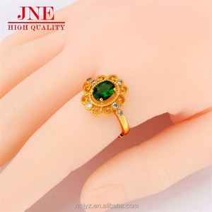 Anillo <span class=keywords><strong>de</strong></span> apertura valiente <span class=keywords><strong>de</strong></span> zafiro amarillo con microincrustaciones chapadas en oro <span class=keywords><strong>La</strong></span> joyería al por mayor <span class=keywords><strong>de</strong></span> las mujeres no se desvanece durante mucho tiempo - Product Image 6