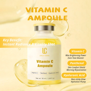 Ampolla Facial Iluminadora con Vitamina <span class=keywords><strong>C</strong></span> de Marca Privada, Suero Facial para un Brillo Máximo, Unifica el Tono de Piel, Esencia Blanqueadora, Fabricantes de Productos para el Cuidado de la Piel OEM - Product Image 2