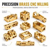 Piezas de Fresado de Latón de Alta Precisión OEM, Tolerancia de 0.01 mm, Prototipo Personalizado, Componente de Mecanizado CNC, Módulo Mecánico