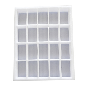 Aparejos de pesca <span class=keywords><strong>Epe</strong></span> perla algodón espuma embalaje negro caña de pescar cebo perla algodón absorción de impacto bandeja de envío bandeja interior - Product Image 1