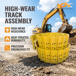 OC PARTS Ensemble de chaînes de chenilles pour mini-excavatrice, maillon de chenille pour pièces de train de roulement d'excavatrice <span class=keywords><strong>JCB</strong></span> <span class=keywords><strong>8018</strong></span> - Product Image 1