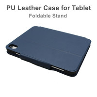 Étui de tablette en gros avec clavier, revêtement en PU, connecteur intelligent 3 broches pour iPad, antichoc, étanche, anti-poussière avec support pliable