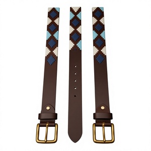 Ceintures formelles pour hommes de luxe vintage BS INTERNATIONAL, en cuir de vache véritable, boucle en acier, ceinture résistante et imperméable - Product Image 2