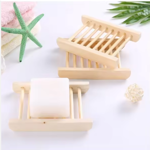 Jabonera de Bambú Rectangular con Logotipo Personalizado, Accesorios de Baño de Bambú - Product Image 4