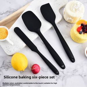 Wholesale 6pcs Full Silicone Kitchen Utensil Set Heat Resistant Non-stick Seamless Cooking Tools Food Grade Custom Logo OEM - Product Image 4