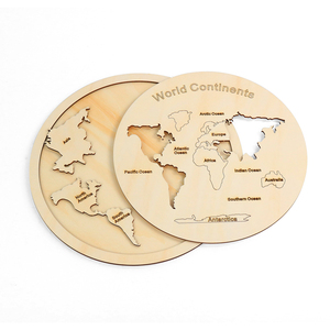 Jouet d'apprentissage éducatif et amusant pour enfants 2025 Hot-Selling 3D World Map Puzzle - Product Image 3
