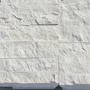800mm X 400mm Natural Split <b>Face</b> Beige Limestone Exterior Tile Wall Stone Tiles Cladding Modern 3d Limestone Wall Tiles - Product Image 2