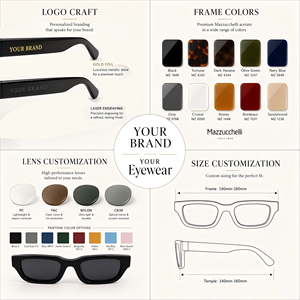 Солнцезащитные очки Finewell 2506 Luxury Square Frames Shades UV400 Classic Vintage Polarized для женщин и мужчин, премиум-класса, из ацетата, с возможностью нанесения логотипа. - Product Image 4