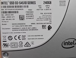 Unidad de <span class=keywords><strong>Estado</strong></span> Sólido Intel S4510 de 240G, 480G, 960G, 1.92T, Interfaz SATA, Clase Empresarial, <span class=keywords><strong>Estado</strong></span> de Salud 90+ - Product Image 5