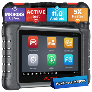เครื่องอ่านโค้ดรถยนต์ MaxiCheck MX808S OBDII พร้อมเครื่องมือวินิจฉัยระบบไฟฟ้าแบบครบวงจร และอุปกรณ์ทำความสะอาดหัวฉีดน้ำมันเชื้อเพลิง - Product Image 1