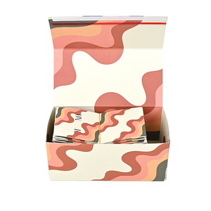 Boîtes express en carton ondulé imprimées en couleur personnalisées et boîtes d'expédition pliables, adaptées à l'emballage des produits de beauté et de soins de la peau - Product Image 1