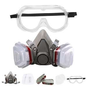 <span class=keywords><strong>Masque</strong></span> à gaz anti-poussière en polycarbonate de haute qualité pour la protection respiratoire personnelle en milieu industriel - Product Image 3