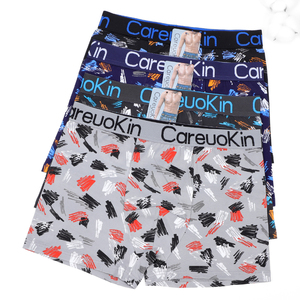 Boxer da Uomo in Microfibra Spandex di Alta Qualità, Traspiranti, a Vita Media, Slip Sportivi con Stampa Completa Personalizzata, Vendita all'Ingrosso - Product Image 1