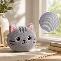 Breloque de sac en peluche portable en tissu doux, jouet en peluche animal personnalisé, mini porte-clés en peluche pour cadeau et accessoire de sac