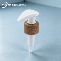 24/410 & 28/410 Distributeur de pompe à lotion Impression par transfert d'eau Bouteille PET avec serrure Emballage cosmétique en plastique gauche droite