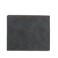 Baellerry Dompet Kartu Pria, Dompet Koin Tipis Kulit PU Bagian Pendek Retro