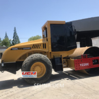 Compacteur routier vibrant à double tambour SANY YZ20C d'occasion à bas prix, 22 tonnes, entièrement hydraulique, moteur à double entraînement 92 kW, garantie 1 an