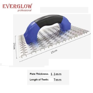 Sheetrock galvanisé feuille clou dents plaque maçons plâtrage béton rendre <span class=keywords><strong>gratter</strong></span> maçonnerie outils à main plâtre truelles - Product Image 5