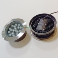 Lumière LED souterraine DC24V/AC220V 1W-7W en acier inoxydable IP67 pour allée, jardin, route, parc, éclairage solaire encastré IP65