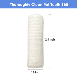 Huisdier Twee-Vinger Poetsen Vinger Babybedjes Puppy Tanden Mondreinigingstool Kitten Vinger Tandenborstel Huisdieren Verzorgingsaccessoires Benodigdheden - Product Image 4