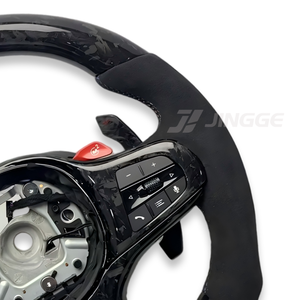 Volant de voiture en fibre de carbone forgée chauffant LCI Upgrade pour BMW G20 G38 Série 3 M3 M4 G80 G82 G83 G2x M340i M440i M Sport - Product Image 5