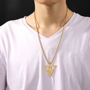 Collana con Ciondolo a <span class=keywords><strong>Croce</strong></span> del <span class=keywords><strong>Segno</strong></span> <span class=keywords><strong>della</strong></span> Vita, Ieroglife Egizie, Amuleto Anka, Gioielli da Uomo in Acciaio Inossidabile, Vendita all'Ingrosso - Product Image 6