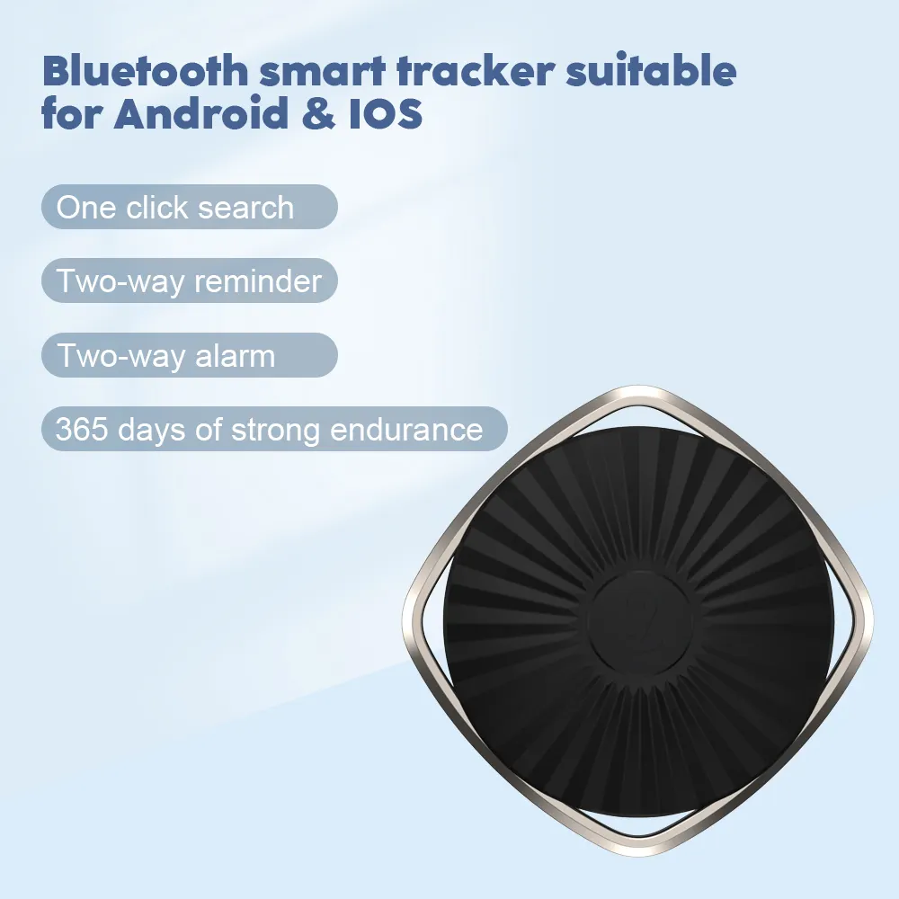 Jianhan Finder Locator Tracker Tag Met Vind Mijn Smart Tag Vervangbare Batterij Smart Tag Voor Sleutels, Tassen En Meer