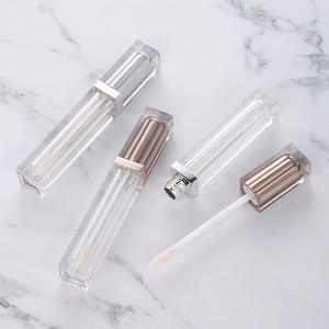 Logo privé Tubes de brillant à lèvres en argent or rose personnalisés Conteneurs de brillant à lèvres baguette vide - Product Image 3