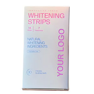 Tiras Blanqueadoras Personalizadas, 28 Tiras, 14 Tratamientos, Ingredientes Naturales, Sin Peróxido, Sabor a Menta, Blanqueamiento Dental - Product Image 5