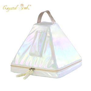 Bolsa <span class=keywords><strong>de</strong></span> transporte <span class=keywords><strong>de</strong></span> pirámide <span class=keywords><strong>de</strong></span> cuarzo transparente Crystal Soul Colores Opciones disponibles LOGOTIPO <span class=keywords><strong>de</strong></span> tamaño personalizado - Product Image 1