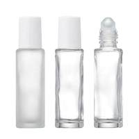 Set Botol Kaca Frosted Kustom untuk Perawatan Kulit, Serum, Minyak Esensial, Losion, Botol Pompa Semprot, Tutup Ulir, Kosmetik Populer