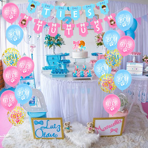 Ducha de bebé de género revela el <span class=keywords><strong>secreto</strong></span> de la decoración del Partido de <span class=keywords><strong>es</strong></span> una chica/chico lentejuelas globo - Product Image 3