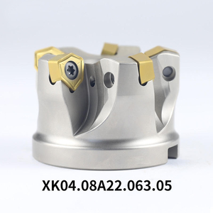 ชุดเครื่องบดหน้าแบบ XK04พร้อมคาร์ไบด์เครื่องมือตัดกัดฟีดสูงสำหรับเครื่องกลึง <span class=keywords><strong>CNC</strong></span> - Product Image 2