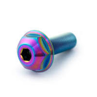 Boulons en titane Vis à tête à bride Torx avec trous Boulon à tête hexagonale Vis plaquées titane Boulon