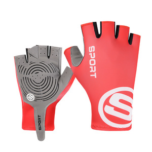 Gants de cyclisme COEXITENECE, demi-doigts, antidérapants, rembourrés, en polyester, absorbant les chocs, respirants pour l'été, pour hommes et femmes, vélo de <span class=keywords><strong>route</strong></span> - Product Image 6