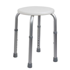 Silla de Ducha Bedy de Aleación de Aluminio, Altura Ajustable, Antideslizante, para Personas Mayores, Embarazadas y con Discapacidad, para Uso en el Baño - Product Image 1