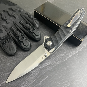 Gran oferta CNC pulido fino al aire libre Camping táctico supervivencia cuchillo de bolsillo plegable EDC herramienta de Camping cuchillos - Product Image 5