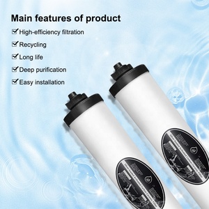 Cartouche filtrante céramique SOUDRON en acier inoxydable au carbone et au cuivre pour système de purification d'eau - Product Image 5