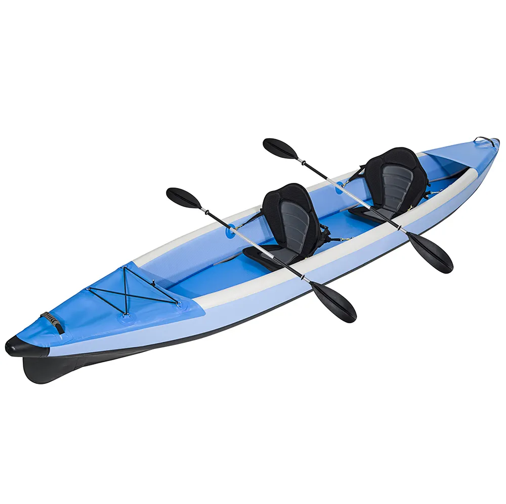 Giá Rẻ Inflatable Chèo Thuyền 2 Người Drop Stitch PVC Inflatable Xuồng Kayak Thay Vì PDL Kayak