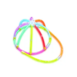 Glow Party Dekorationen Neon Party Glow Halsketten und Glow Bracelets Sticks Pack mit Anschlüssen