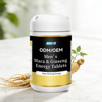 CAXIN Formule Haute Concentration pour Hommes Adultes – Maca Noire et Extrait de Ginseng pour l'Énergie et le Soutien Immunitaire – Comprimés – 120 Unités
