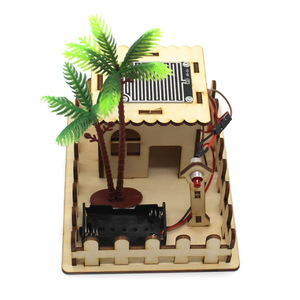 Kit Científico de Casa de Madera con Energía Solar y Árbol de Coco, Juguete Educativo para Niños de 7 a 9 Años, Proyecto STEM DIY - Product Image 2