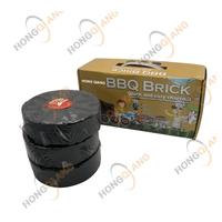 HongQiang BBQ BRICK Lumière instantanée faite à la machine Barbecue rapide et facile Nid d'abeille Coquille de noix de coco BBQ Charbon de bois