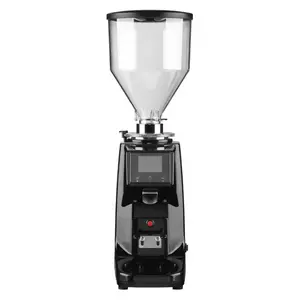 전문 상업용 커피 그라인더 호텔 블랙 터치 스크린 에스프레소 콩 그라인더 전기 커피 그라인더 기계