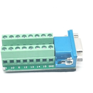 DB15-M2 VGA 15 Pin Cắm Nữ Breakout Thiết Bị Đầu Cuối Kết Nối 3 Dòng Cổng Song Song Nữ Adaption Terminal 3 + 4 3 + 6 3 + 9 - Product Image 3