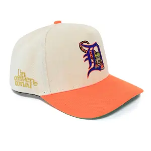Directe Fabriek Lage Moq Custom Hoge Kwaliteit Mid Crown Acryl Stof Baseball Cap Met Borduurwerk Logo 5 Panel Een Frame hoed