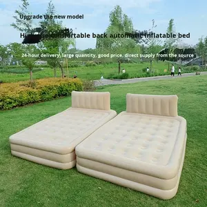 Nueva Cama Inflable Portátil, Cómoda, Doble, Gruesa, con Superficie Aterciopelada, para Tienda de Campaña, Respaldo, Cojín, Colchón, Venta al por Mayor - Product Image 1