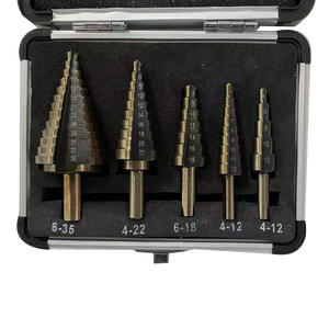 ชุดดอกสว่านเจาะรูแบบหลายขนาด สีดำ-เหลือง พร้อมด้ามจับสามเหลี่ยม สำหรับงานอเนกประสงค์ - Product Image 2