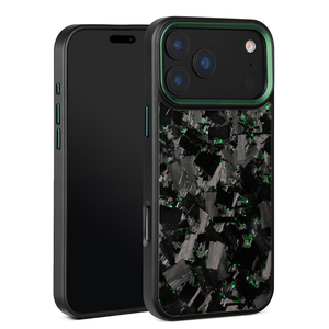 Étui de téléphone portable de luxe 2026 en TPU au design fin en fibre de carbone pour <span class=keywords><strong>iPhone</strong></span> 16 Pro, 17 Pro Max, 17 Air avec cadre magnétique métallique pour appareil photo - Product Image 1